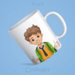 Mug for Boys – Personalize with Name, Photo & Design – CrafMax